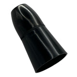 BC B22 Black Plastic Unswitched Long Skirt Lampholder 1/2" Entry