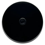 Black Round Plastic Ceiling Single Hole Ceiling Rose