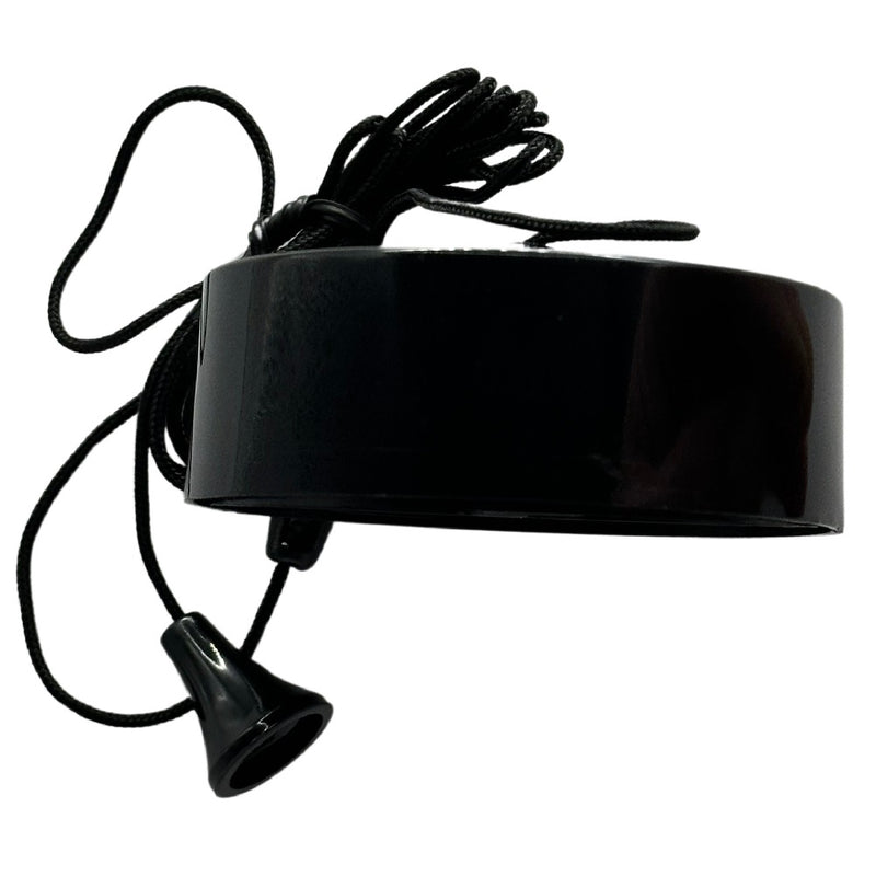 Black Ceiling Pull Cord Switch