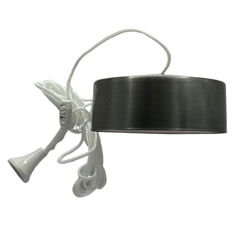 Satin Chrome Ceiling Pull Cord Switch