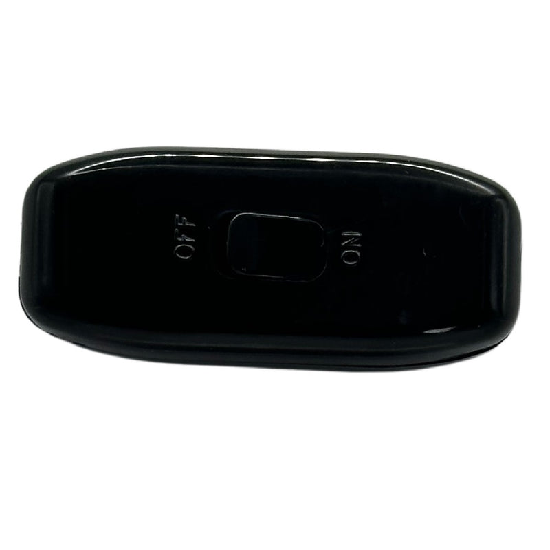 Black 6A In-Line Switch Double Pole with Earth