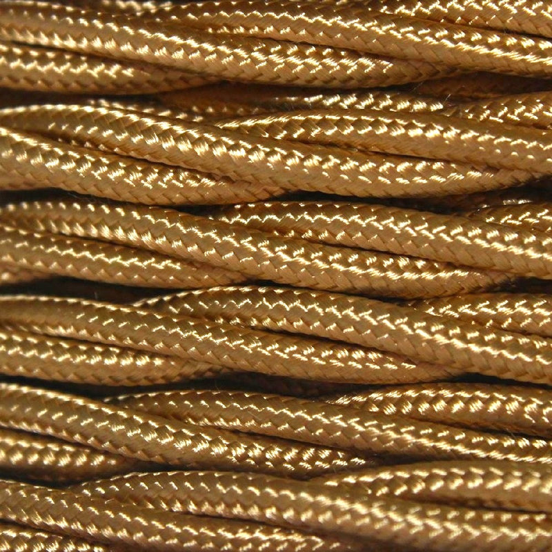 Gold Braided Twist Vintage Pendant Cable