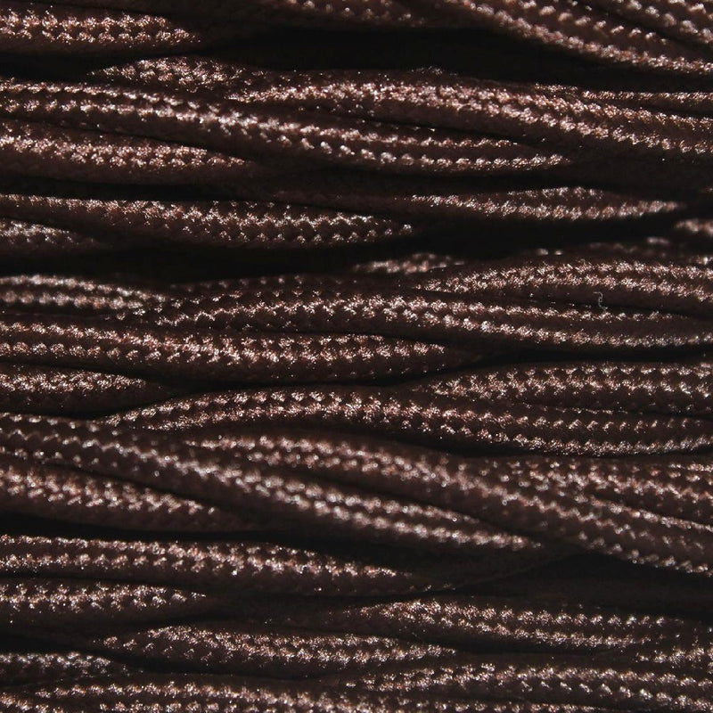 Brown Braided Twist Vintage Pendant Cable