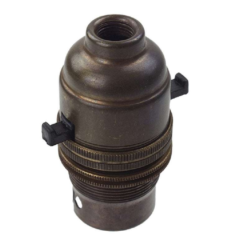 Old English Safe Switched Lampholder | 10mm Entry