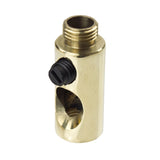 Lilleys 3201 Brass Side Entry Cord Grip Coupler for 10mm Entry Lampholders