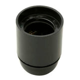 Jeani A41 ES Black Plastic Lampholder 10mm Entry Plain Liner