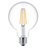 Philips LED 929001387992 | 7W Clear Vintage Filament Globe G93 | ES E27