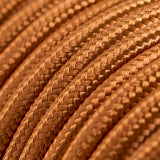 Antique Gold Braided Round Vintage Cable Flex | Lighting Spares