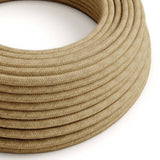 Natural Jute Braided Round Vintage Pendant Cable
