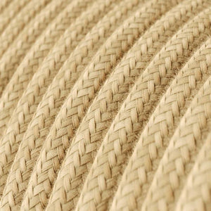 Natural Jute Round Vintage Cable Flex | Lighting Spares