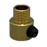 Brass Cord Grip with Grommet | Natural Brass