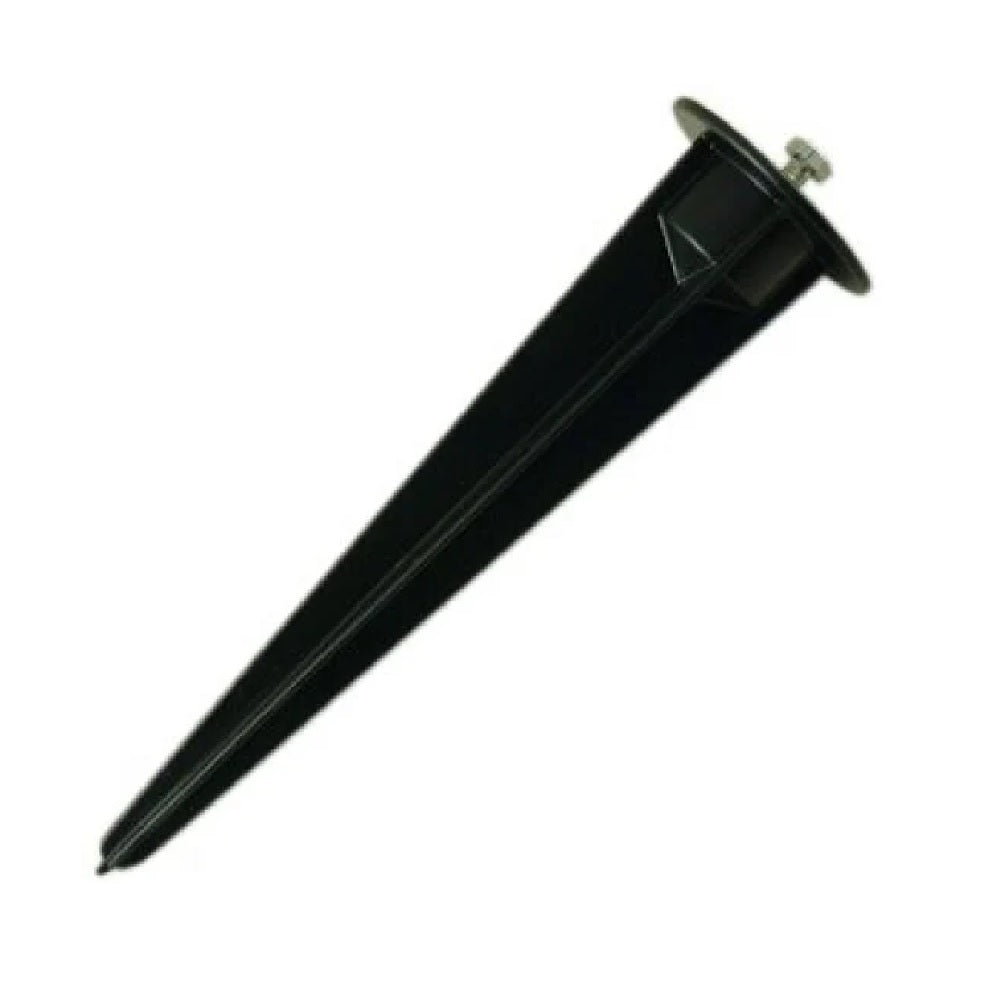 Black Ground Spike for Outdoor Lighting