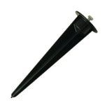 Black Ground Spike for Outdoor Lighting