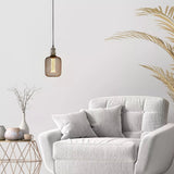 black metal mesh LED filament lamp