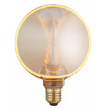Searchlight 18800AM LED 4W Filament Light Bulb E27 ES Edison Screw Amber Glass Warm White Decorative Lamp G125