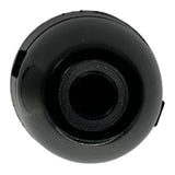 Black Unswitched Bayonet Cap Lampholder 10mm