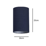 Navy Blue Cylinder Shade