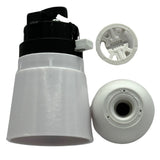 White Switched Bayonet Cap Lampholder 10mm