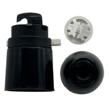 Black Switched Bayonet Cap Lampholder 10mm