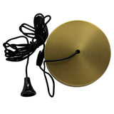 Brushed Brass 1 or 2 Way 6A Ceiling Switch with Pull Cord & Toggle