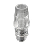 Lamparte THCORDCT Transparent Clear Plastic 10mm Cord Grip Male Thread