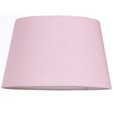 Britalia BRL12TAPEREDDR/PP Soft Pink 12" Vintage Cotton Drum Lamp Shade - 30cm Diameter