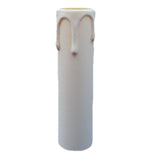 Lamparte L-001635 Ivory Thermoplastic Candle Drip Sleeve 24mm x 100mm