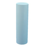 White Thermoplastic Candle Plain Tube Sleeve 24mm x 85mm