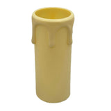 Ivory Thermoplastic Candle Drip Sleeve 27mm x 70mm