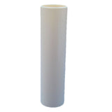 Ivory Thermoplastic Candle Plain Tube Sleeve 24mm x 100mm