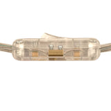 Lamparte 024411 Transparent Clear Double Pole In-Line Switch