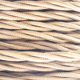 Ivory Braided Twist Vintage Pendant Cable