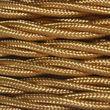 Gold Braided Twist Vintage Pendant Cable