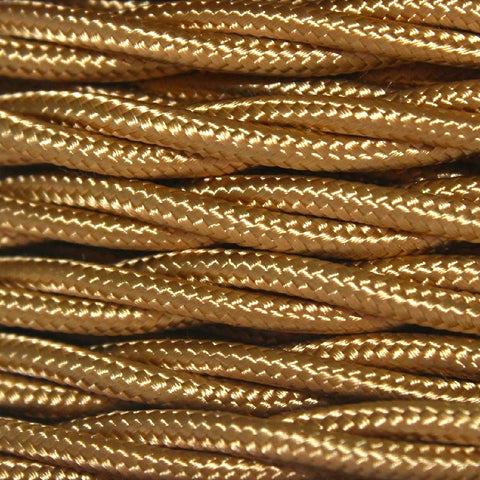 Beautiful Vintage Raw Brass Twisted Rope Chain! Sold per YARD. SKU Chain549 - Ireland