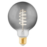 Eglo 11872 | LED Globe Smoked Spiral Dimming Filament Lamp