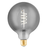 Eglo 11873 | LED Globe Smoked Spiral Dimming Filament Lamp