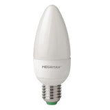 Megaman 143310 LED 5.5W Non Dimmable Candle Lamp ES E27 Warm White