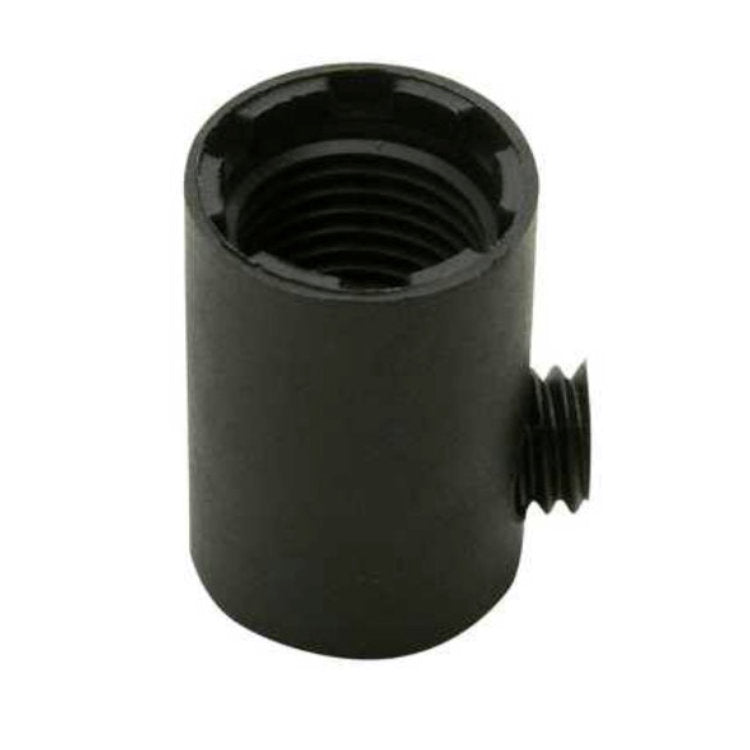 Jeani 163 | Black Plastic 10mm Cord Grip Female Thread â Lighting Spares