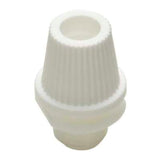 Jeani 164W | White Plastic 10mm Cord Grip Male Thread