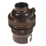 Old English Unswitched Lampholder | 1/2" Entry