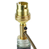 Brass Side Entry Cord Grip for Bottle Lights & Jars