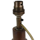 Antique Brass Side Entry Cord Grip for Bottle Lights & Jars