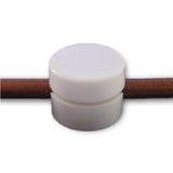 White Round Cable Clip for Walls & Ceilings