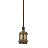 Antique Brass Metal Lampholder Ceiling Pendant