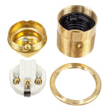 Premium UK Made Brass Lampholder ES Cap
