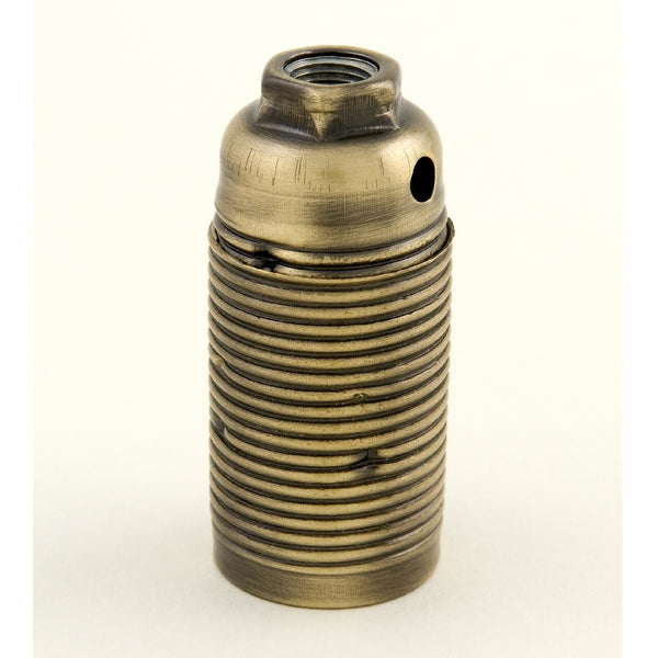 Jeani A103AB | SES Antique Brass Finish Lampholder 10mm Entry Threaded ...
