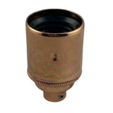 Copper Half Inch Entry Plain Liner Lamp Holder | Jeani A48BC