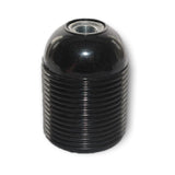 Lamparte BKE27FTH-E Black ABS ES E27 Fully Threaded Lampholder (Earth Base)