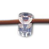 Lamparte DCG01TR Transparent Cable Clip V Shape for Walls & Ceilings