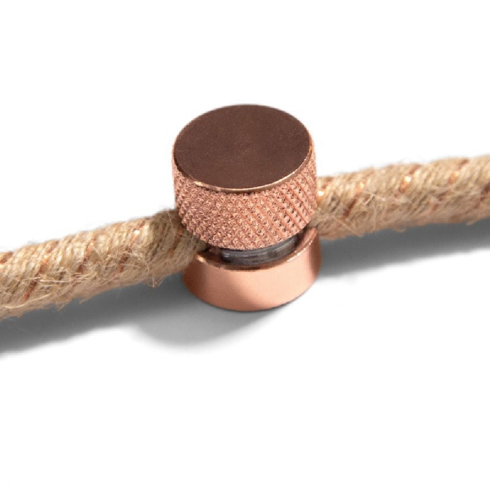 Lamparte FCM01-CU | Polished Copper Metal Round Cable Clip Walls ...